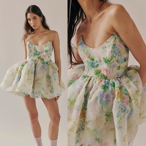 NWT Free People x Selkie The Veuve Floral Mini Dress